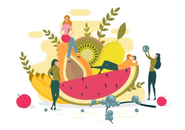 Gençler Meyve Yiyiyor, Sağlıklı Yaşam Tarzı.