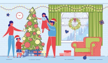 Noel 'de ya da Yeni Yıl' da Noel Ağacı 'nda.