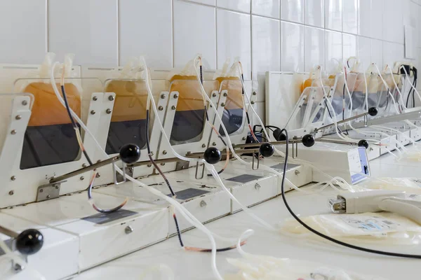 Laboratuvarda kan testleri. Test et