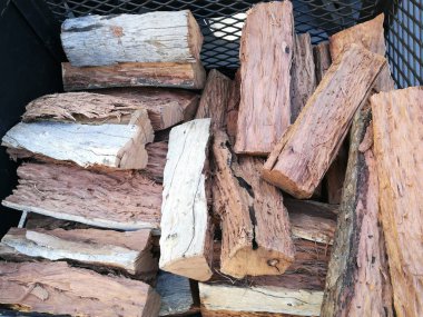 Doğranmış ahşap yangın gövde için pizza fırını