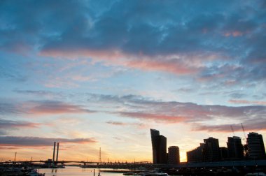 Melbourne, Avustralya - 26 Temmuz 2018: Bolte Köprüsü