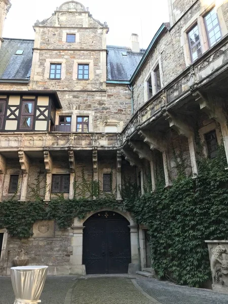 Buckeburg Alemanha Setembro 2018 Castelo Bukkeburg Palácio Tem Restaurante Uma — Fotografia de Stock