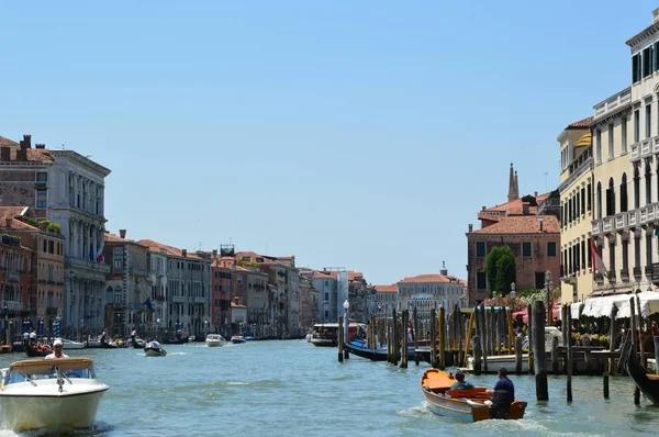 Venise Italie Juin 2019 Grand Canal Des Principaux Corridors Transport — Photo