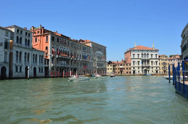 Venice Italy June 2019 Grand Canal One Main Water Transport — Stock Photo, Image