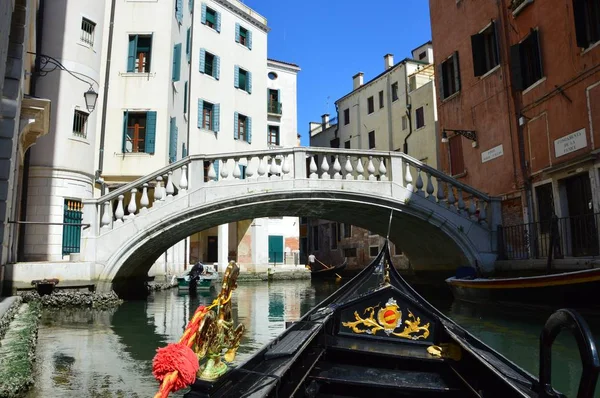 Venise Italie Juin 2019 Ponts Intérieur Des Zones Résidentielles Venise — Photo