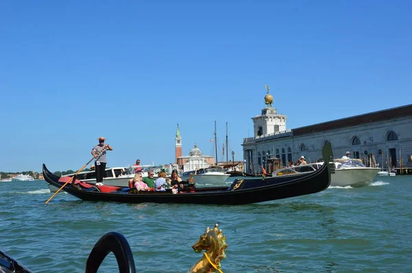 Veneza Itália Junho 2019 Antigo Edifício Alfandegário Está Localizado Mesmo — Fotografia de Stock