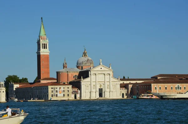Venise Italie Juin 2019 Île San Giorgio Maggiore Situé Juste — Photo