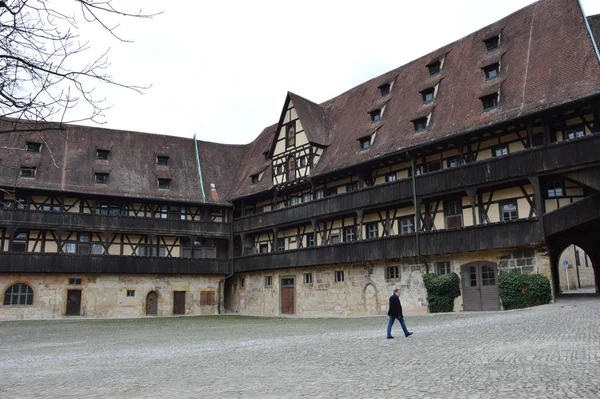 Bamberg Alemanha Abril 2017 Catedral Antiga Residência Episcopal — Fotografia de Stock