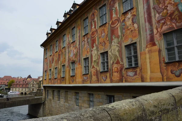 Bamberg Allemagne Avril 2017 Vieille Mairie Est Une Mairie Médiévale — Photo