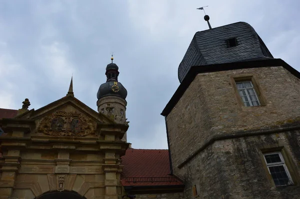 Weikersheim Alemania Abril 2017 Castillo Brattenstein — Foto de Stock