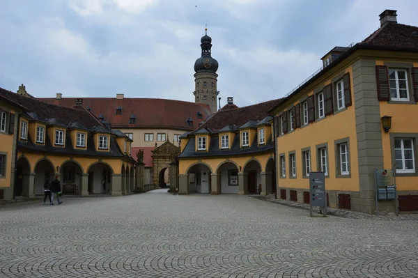 Weikersheim Niemcy Kwiecień 2017 Zamek Brattenstein — Zdjęcie stockowe