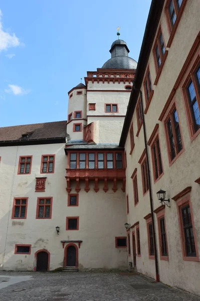 Wurzburg Germany April 2017 Marienberg Fortress Oldest Building Hill Mary — 스톡 사진