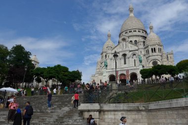 Paris, Fransa). Eylül 2014. Sacre Coeur Bazilikası