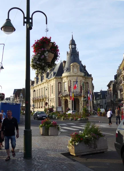Trouville Franța Septembrie 2014 Primăria — Fotografie, imagine de stoc
