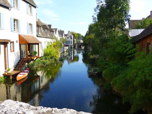 Chartres Γαλλία Σεπτέμβριος 2014 Ποταμός — Φωτογραφία Αρχείου