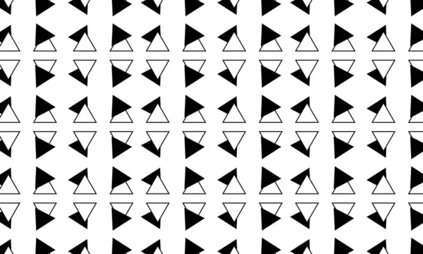 Naadloos patroon zwart en wit — Stockfoto