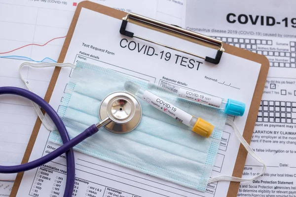 Coronavirus 2019 Ncov Medizinisches Stillleben Konzept Covid — Stockfoto