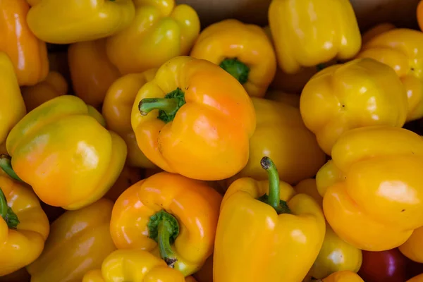 Paprika v tržiště — Stock fotografie