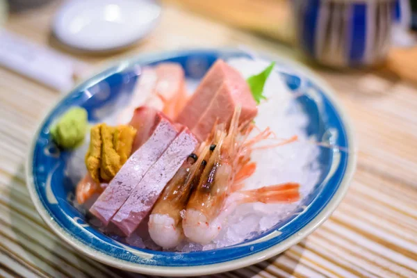 Sashimi misti, set di sashimi, cucina giapponese — Foto Stock
