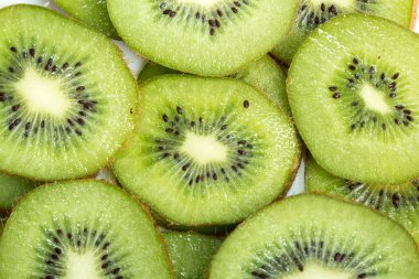 Dilimlenmiş kivi meyvelerinin arkaplanı