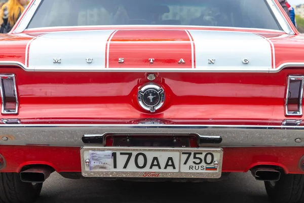 Moskova Ekim 2019 Ford Mustang Gorky Park Taki Eski Araba — Stok fotoğraf