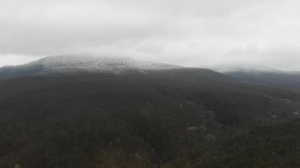 Live background of the Caucasus mountains. — Stok video