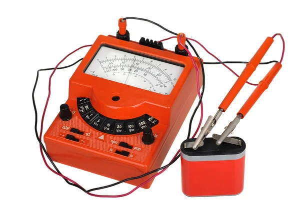 Analog vintage multimeter — Zdjęcie stockowe