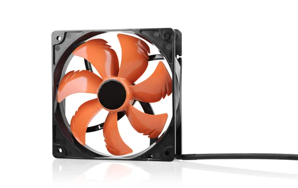 Computer fan isolated on white — Stock Photo, Image