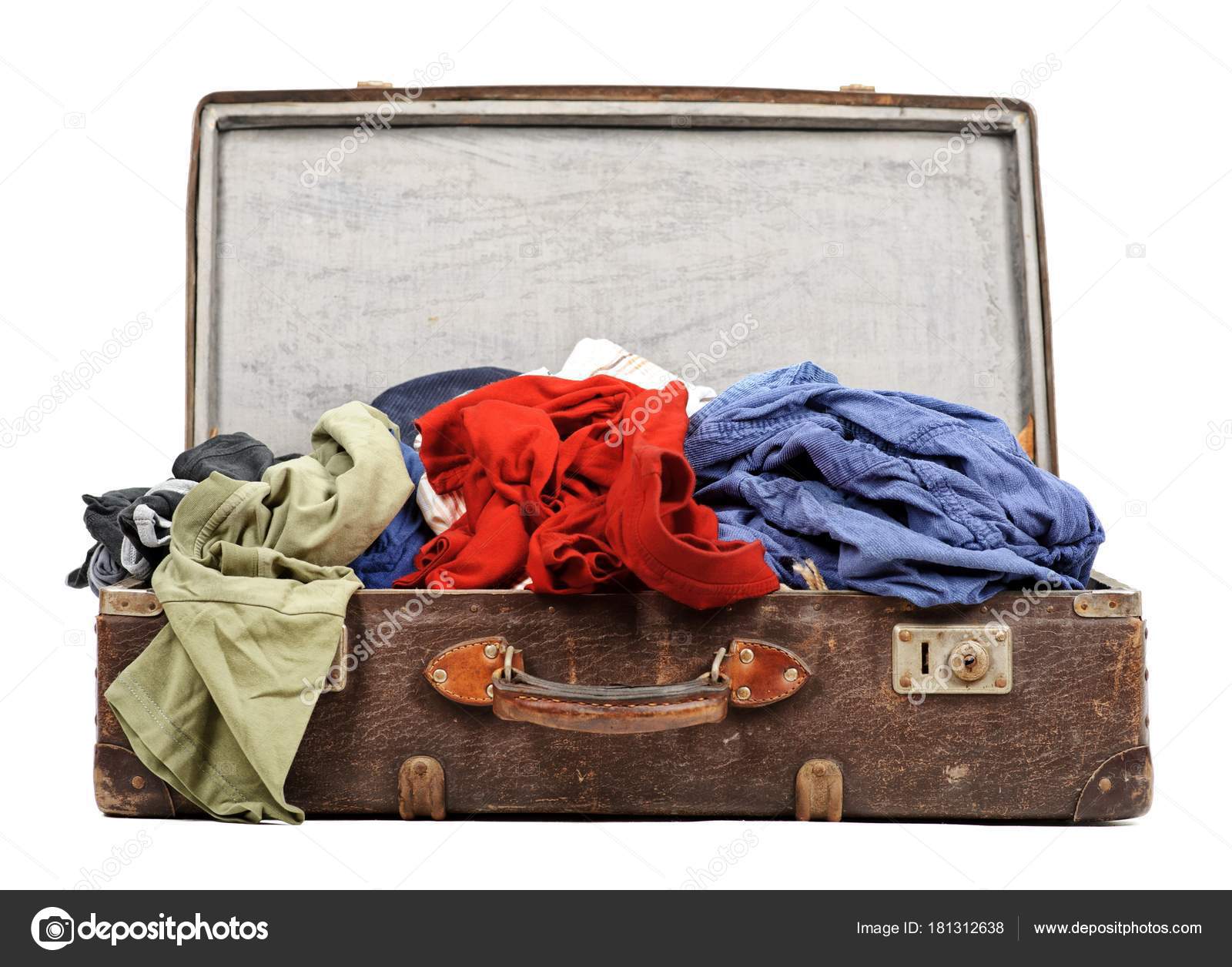 suitcase full of clothes