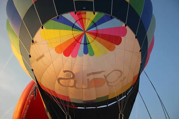 Hot Air Balloons Exibition Hungary — Stock Photo, Image