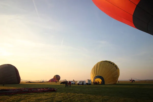 Varmluftsballonger Ungern — Stockfoto