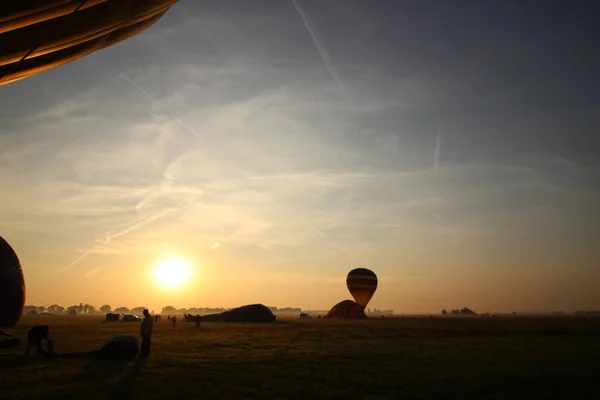 ハンガリーでの熱気球展 — ストック写真