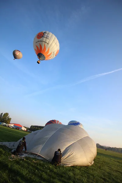 Exposição Balões Quente Hungria — Fotografia de Stock