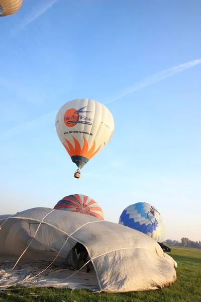 Varmluftsballonger Ungern — Stockfoto