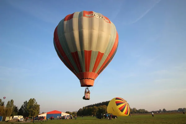 Varmluftsballonger Ungern — Stockfoto
