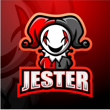 Soytarı maskot esport logosu tasarımı