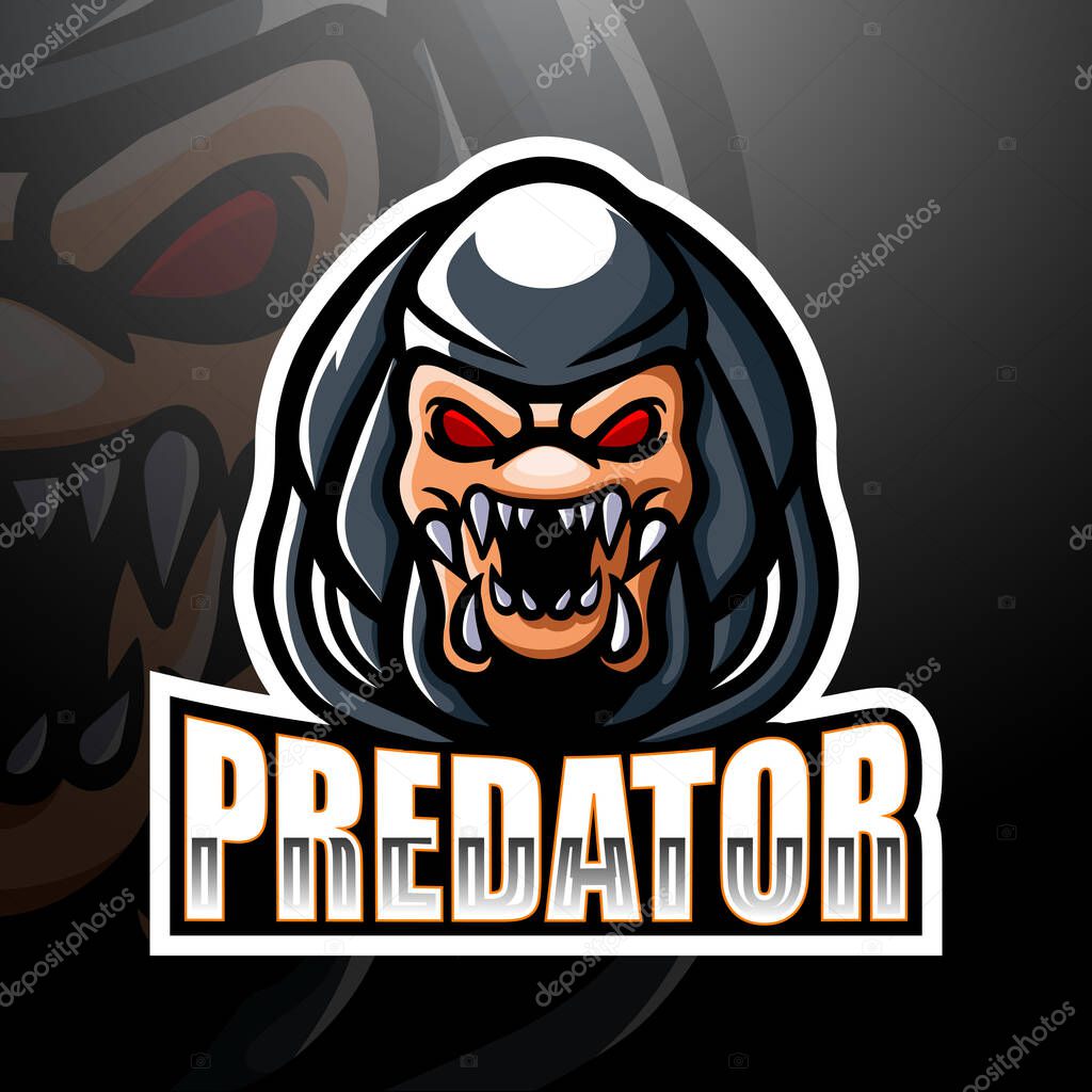 Vector illustration of Cobra mascot esport logo design