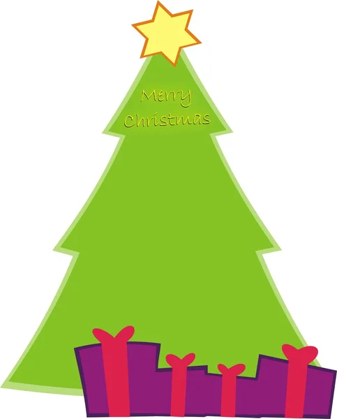 Christmas tree, Christmas after — Stock fotografie