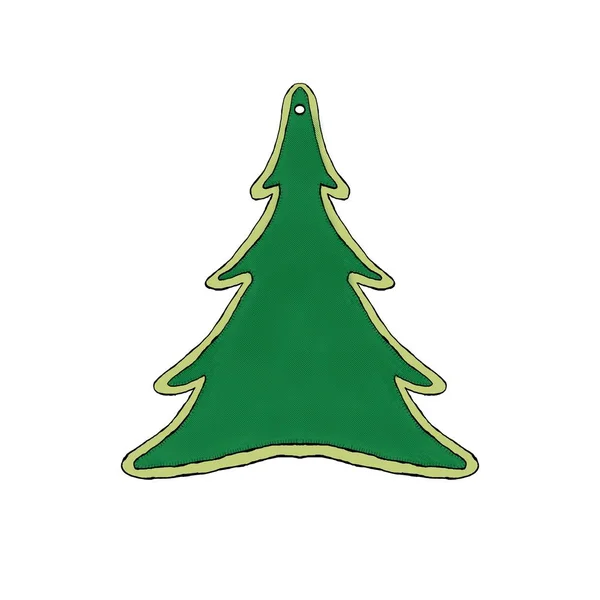 Znacznik w kształcie drzewa — Zdjęcie stockowe