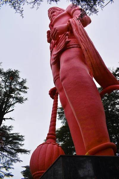 Shimla Daki Lord Hanuman Statüsü — Stok fotoğraf