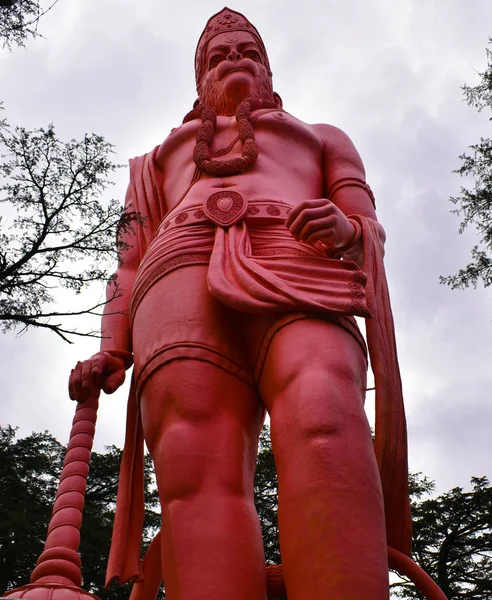 Статуя Ханума Храмі Джакуг Шімла Хімачал Прадеш Індія — стокове фото