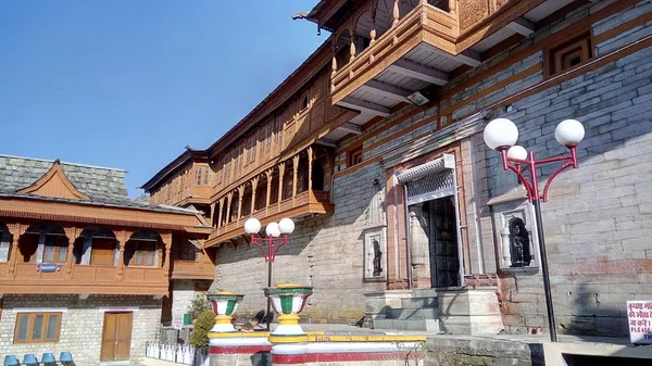 Μια Άποψη Του Ναού Bhima Kaali Sarahan Himachal Pradesh Ινδία — Φωτογραφία Αρχείου
