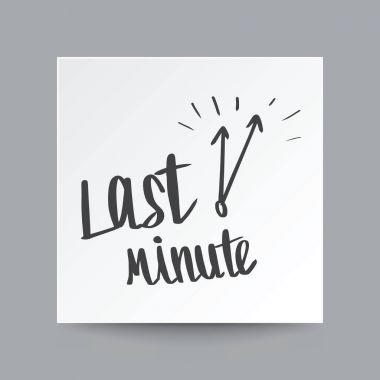 Elle çizilmiş doodle stil, son dakika hat.