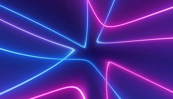 neon blue pink curvy futuristic abstract galaxy curvy lines laser scientific Sci-Fi high resolution