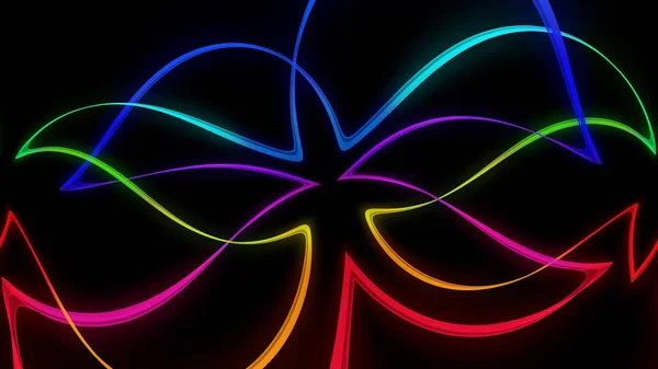 neon galaxy abstract background