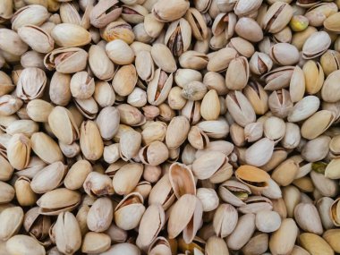 Fıstık desenli. Kaçık. Doku olarak yeşil taze fıstıklar..