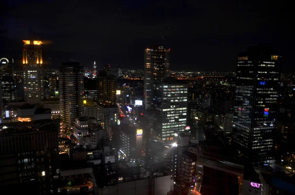 Stadsbilden i Osaka city — Stockfoto