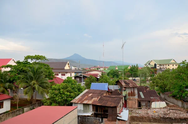 Paisaje urbano en Pakse en Champasak, Laos — Foto de Stock