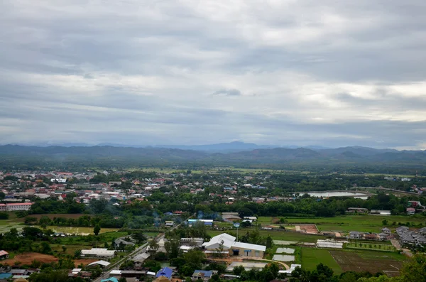 从扫管笏帕，考河内 te 南城市的鸟瞰图景观 — 图库照片