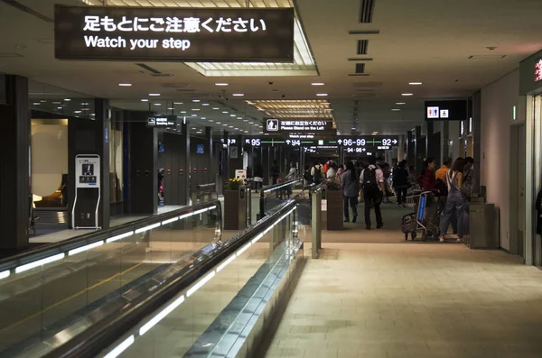 Interior e interior do Aeroporto Internacional de Narita — Fotografia de Stock